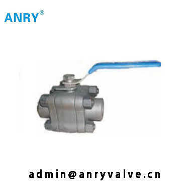 3pieces casted стальное тело CF8M CF8 шарик BSP NPT SS316 SS304 продел нитку шариковый клапан