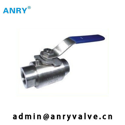 2piece женский NPT BSP продело нитку A105 шариковый клапан места шарика PTFE тела CF8M