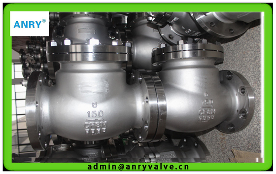 Water Pressure Seal Check Valve SS304 SS316 CF8 CF8M Body Stellite Overlay Disc Swing Check Valve